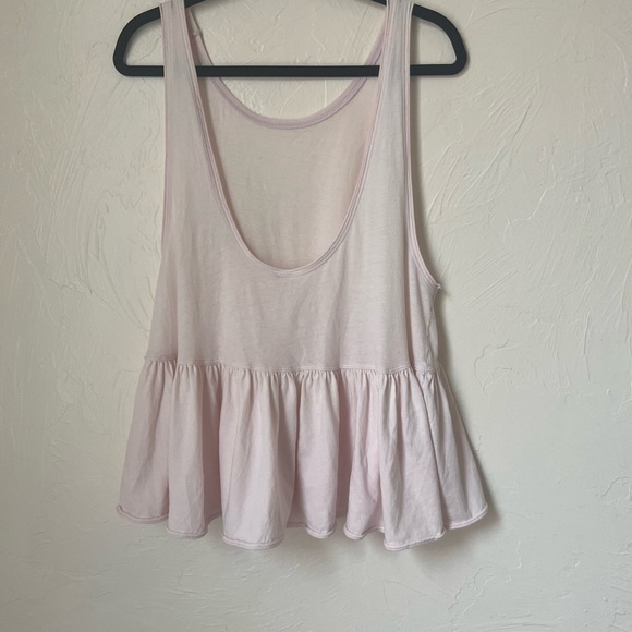 Free People We the Free soft pink baby doll low back tank top size S - Picture 7 of 7